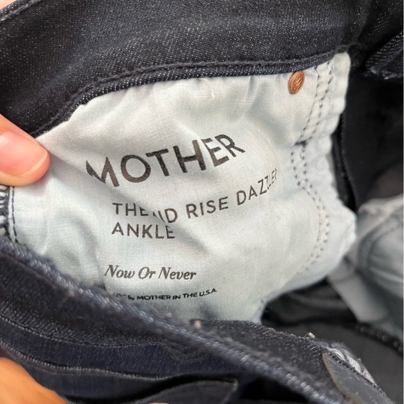 Mother The Mid-Rise Dazzler Ankle Jeans, Now Or Never - 27 - Picture 6 of 7